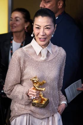 Photocall for Honorary Golden Bear , Grand Hyatt Berlin, Berlin, Germany Michelle Yeoh seen at the Photocall for Honorary Golden Bear during Berlinale (Berlin Film Festival) at Grand Hyatt Berlin, Berlin, , Germany on 13 February 2026., Credit:Julie Edwards Avalon  Copyright: xJuliexEdwardsx xAvalonx 1074597272
