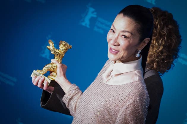 Photocall for Honorary Golden Bear , Grand Hyatt Berlin, Berlin, Germany Festival director Tricia Tuttle with Michelle Yeoh seen at the Photocall for Honorary Golden Bear during Berlinale (Berlin Film Festival) at Grand Hyatt Berlin, Berlin, , Germany on 13 February 2026., Credit:Julie Edwards Avalon  Copyright: xJuliexEdwardsx xAvalonx 1074597326