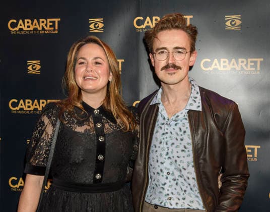 Giovanna and Tom Fletcher attend the gala performance of Cabaret the Musical at the Kit Kat Club, Playhouse Theatre, London, 12 February 2026. Giovanna and Tom Fletcher attend the gala performance of Cabaret the Musical at the Kit Kat Club, Playhouse Theatre, London, 12 February 2026., Credit:Tina Korhonen Avalon United Kingdom, London  Copyright: xTinaxKorhonenx xAvalonx 1074597372