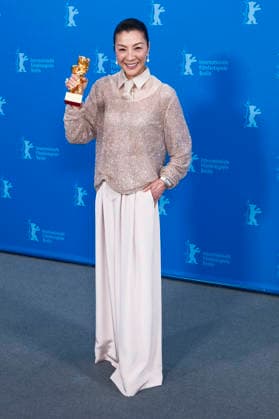 Michelle Yeoh beim Photocall zur Verleihung des Goldenen Ehrenbären für das Lebenswerk auf der Berlinale 2026 76. Internationale Filmfestspiele Berlin im Hotel Grand Hyatt. Berlin, 13.02.2025