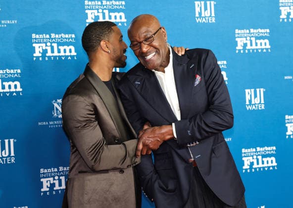 Arrivals for the Outstanding performer of the Year Award at the 41st Annual Santa Barbara Film Festival Featuring: Michael B Jordan, Delroy Lindo Where: Santa Barbara, California, United States When: 12 Feb 2026 Credit: Jasmine Aissaoui INSTARimages EDITORIAL USE ONLY. NOT FOR USE BY NEWSPAPERS BASED IN THE UK. Copyright: xJasminexAissaouix instar55462541