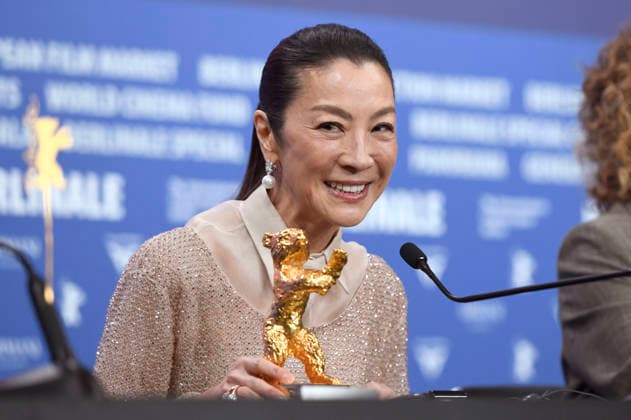 Michelle Yeoh bei der Pressekonferenz zur Verleihung des Goldenen Ehrenbären für das Lebenswerk auf der Berlinale 2026 76. Internationale Filmfestspiele Berlin im Hotel Grand Hyatt. Berlin, 13.02.2025