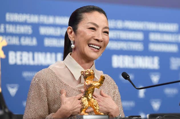 Michelle Yeoh bei der Pressekonferenz zur Verleihung des Goldenen Ehrenbären für das Lebenswerk auf der Berlinale 2026 76. Internationale Filmfestspiele Berlin im Hotel Grand Hyatt. Berlin, 13.02.2025