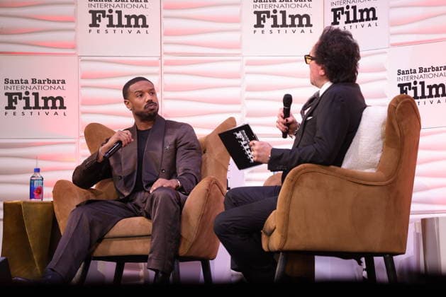 Arrivals for the Outstanding performer of the Year Award at the 41st Annual Santa Barbara Film Festival Featuring: Michael B Jordan, Guest Where: Santa Barbara, California, United States When: 12 Feb 2026 Credit: Jasmine Aissaoui INSTARimages EDITORIAL USE ONLY. NOT FOR USE BY NEWSPAPERS BASED IN THE UK. Copyright: xx instar55462549
