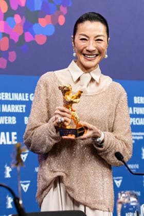 Berlin Berlinale, 76. internationale Filmfestspiele Berlin 2026 Michelle Yeoh bei der Pressekonferenz Michelle Yeoh mit Goldenem Ehrenbaer Berlinale, 76. internationale Filmfestspiele Berlin 2026, 13.02.2026 -Pressefoto Roger Buerke Copyright: xEibner-Pressefoto RogerxBuerkex EP_RBE