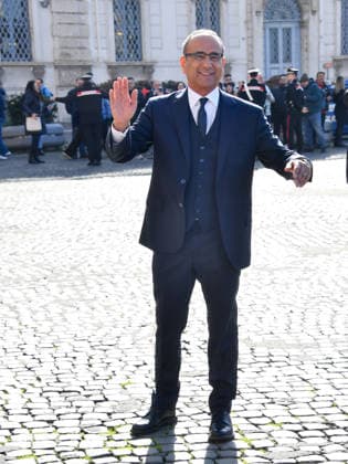 Rome, the delegation of the 76th Sanremo Festival arrives at the Quirinale to meet the President of the Republic. In the photo: the artistic director Carlo Conti.  Copyright: xVincenzoxLandix xipa-agency.netx xVincenzoxLandix IPA_Agency_IPA71421165
