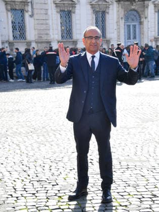 Rome, the delegation of the 76th Sanremo Festival arrives at the Quirinale to meet the President of the Republic. In the photo: the artistic director Carlo Conti.  Copyright: xVincenzoxLandix xipa-agency.netx xVincenzoxLandix IPA_Agency_IPA71421162
