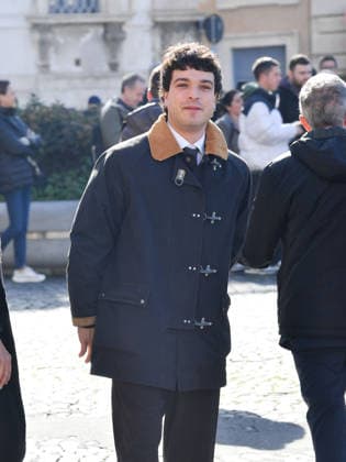 Rome, the delegation of the 76th Sanremo Festival arrives at the Quirinale to meet the President of the Republic. In the photo: Leo Gassmann.  Copyright: xVincenzoxLandix xipa-agency.netx xVincenzoxLandix IPA_Agency_IPA71421150