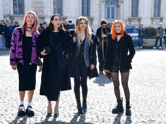 Rome, the delegation of the 76th Sanremo Festival arrives at the Quirinale to meet the President of the Republic. In the photo: Rag Dolls (Morgana Blue, Dani Piccirillo, Martina Cleo Ungarelli, Caterina Dolci Kaj , Federica Rossi Xina )  Copyright: xVincenzoxLandix xipa-agency.netx xVincenzoxLandix IPA_Agency_IPA71421757