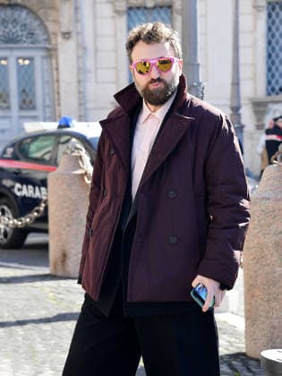 Rome, the delegation of the 76th Sanremo Festival arrives at the Quirinale to meet the President of the Republic. In the photo: Dargen D Amico  Copyright: xVincenzoxLandix xipa-agency.netx xVincenzoxLandix IPA_Agency_IPA71421762