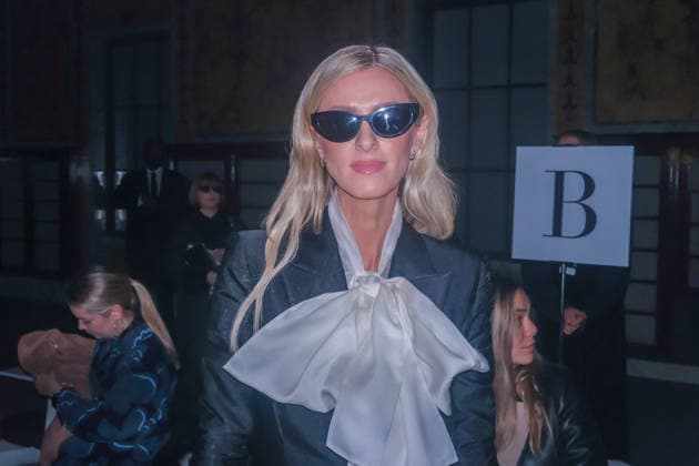 Pamella Roland fashion show during the New York Fashion Week in New York, USA - 12 Feb 2026 Nicky Hilton Rothschild attends the Pamella Roland fashion show during the New York Fashion Week at the New York Public Library. New York United States Copyright: xRonxAdarx xSOPAxImagesx _radar_roland_20260212_0129