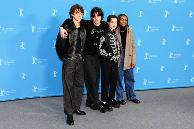 Berlin Berlinale, 76. internationale Filmfestspiele Berlin 2026 Photo Call Sunny Dancer v.Links (left), Conrad Khan, Earl Cave, Bella Ramsey, Jasmine Elcock Berlinale, 76. internationale Filmfestspiele Berlin 2026, 13.02.2026 -Pressefoto Roger Buerke Copyright: xEibner-Pressefoto RogerxBuerkex EP_RBE
