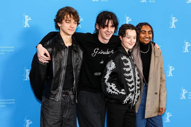 Berlin Berlinale, 76. internationale Filmfestspiele Berlin 2026 Photo Call Sunny Dancer v.Links (left), Conrad Khan, Earl Cave, Bella Ramsey, Jasmine Elcock Berlinale, 76. internationale Filmfestspiele Berlin 2026, 13.02.2026 -Pressefoto Roger Buerke Copyright: xEibner-Pressefoto RogerxBuerkex EP_RBE
