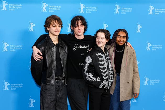 Berlin Berlinale, 76. internationale Filmfestspiele Berlin 2026 Photo Call Sunny Dancer v.Links (left), Conrad Khan, Earl Cave, Bella Ramsey, Jasmine Elcock Berlinale, 76. internationale Filmfestspiele Berlin 2026, 13.02.2026 -Pressefoto Roger Buerke Copyright: xEibner-Pressefoto RogerxBuerkex EP_RBE