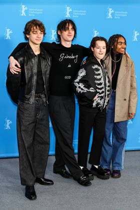 Berlin Berlinale, 76. internationale Filmfestspiele Berlin 2026 Photo Call Sunny Dancer v.Links (left), Conrad Khan, Earl Cave, Bella Ramsey, Jasmine Elcock Berlinale, 76. internationale Filmfestspiele Berlin 2026, 13.02.2026 -Pressefoto Roger Buerke Copyright: xEibner-Pressefoto RogerxBuerkex EP_RBE