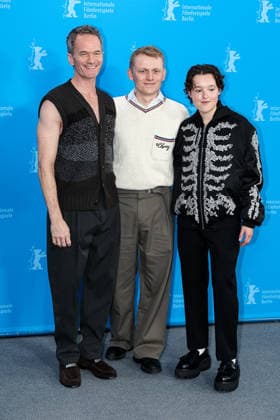 Berlin Berlinale, 76. internationale Filmfestspiele Berlin 2026 Photo Call Sunny Dancer v.Links (left), Neil Patrick Harris (Schauspieler Actor) ,George Jaques (Regisseur, Drehbuchautor Director, Screenwriter), Bella Ramsey (Schauspieler Actor) Berlinale, 76. internationale Filmfestspiele Berlin 2026, 13.02.2026 -Pressefoto Roger Buerke Copyright: xEibner-Pressefoto RogerxBuerkex EP_RBE