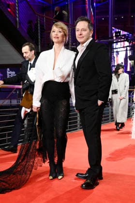 Heike Makatsch und Trystan Pütter bei der Festivaleröffnung mit der Premiere des Kinofilms No Good Men auf der Berlinale 2026 76. Internationale Filmfestspiele Berlin im Berlinale Palast. Berlin, 12.02.2026