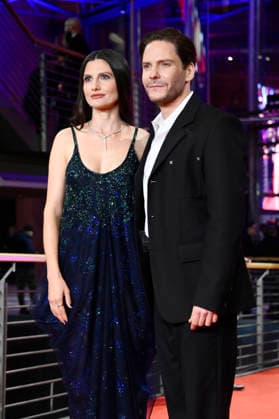 Daniel Brühl mit Ehefrau Felicitas Rombold bei der Festivaleröffnung mit der Premiere des Kinofilms No Good Men auf der Berlinale 2026 76. Internationale Filmfestspiele Berlin im Berlinale Palast. Berlin, 12.02.2026