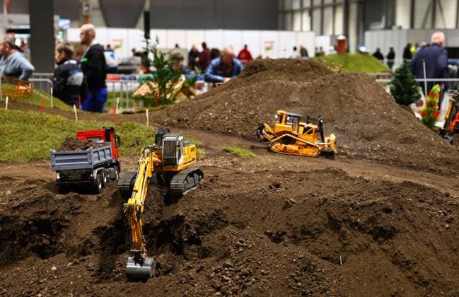 Modell Leben - Modellbaumesse 13.02.2026, Erfurt, Thueringer Modellbaumesse Modell Leben im Bild: die Welt der grossen Modellfahrzeuge begeistert gross und klein