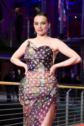 Luna Wedler bei der Festivaleröffnung mit der Premiere des Kinofilms No Good Men auf der Berlinale 2026 76. Internationale Filmfestspiele Berlin im Berlinale Palast. Berlin, 12.02.2026
