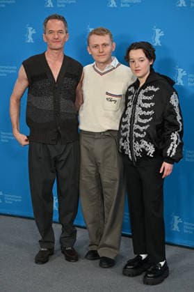 76th Berlin Film Festival Photocall Sunny Dancer Neil Patrick Harris, George Jaques, Bella Ramsey attending a photocall for the movie Sunny Dancer during 76th Berlin International Film Festival in Berlin, Germany on 13 February 2026. Photo by Julien Reynaud APS-Medias ABACAPRESS.COM Berlin  Copyright: xReynaudxJulien APS-Medias ABACAx