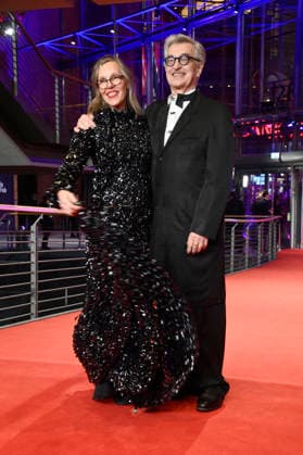 Wim Wenders mit Ehefrau Donata Wenders bei der Festivaleröffnung mit der Premiere des Kinofilms No Good Men auf der Berlinale 2026 76. Internationale Filmfestspiele Berlin im Berlinale Palast. Berlin, 12.02.2026