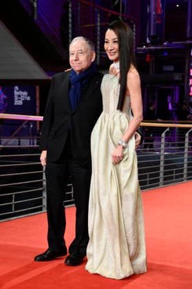 Michelle Yeoh mit Ehemann Jean Todt bei der Festivaleröffnung mit der Premiere des Kinofilms No Good Men auf der Berlinale 2026 76. Internationale Filmfestspiele Berlin im Berlinale Palast. Berlin, 12.02.2026