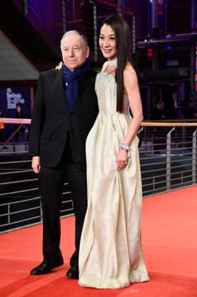 Michelle Yeoh mit Ehemann Jean Todt bei der Festivaleröffnung mit der Premiere des Kinofilms No Good Men auf der Berlinale 2026 76. Internationale Filmfestspiele Berlin im Berlinale Palast. Berlin, 12.02.2026