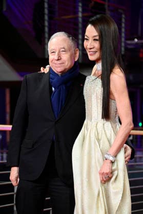 Michelle Yeoh mit Ehemann Jean Todt bei der Festivaleröffnung mit der Premiere des Kinofilms No Good Men auf der Berlinale 2026 76. Internationale Filmfestspiele Berlin im Berlinale Palast. Berlin, 12.02.2026