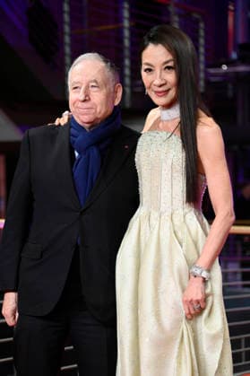 Michelle Yeoh mit Ehemann Jean Todt bei der Festivaleröffnung mit der Premiere des Kinofilms No Good Men auf der Berlinale 2026 76. Internationale Filmfestspiele Berlin im Berlinale Palast. Berlin, 12.02.2026