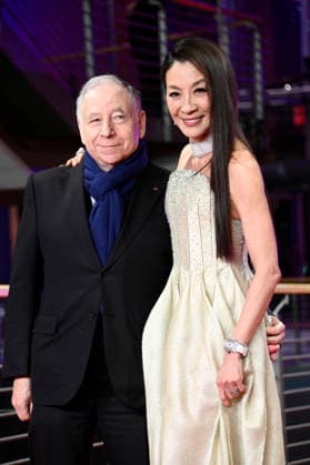 Michelle Yeoh mit Ehemann Jean Todt bei der Festivaleröffnung mit der Premiere des Kinofilms No Good Men auf der Berlinale 2026 76. Internationale Filmfestspiele Berlin im Berlinale Palast. Berlin, 12.02.2026