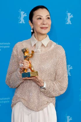 Michelle Yeoh beim Photocall zur Verleihung des Goldenen Ehrenbären für das Lebenswerk auf der Berlinale 2026 76. Internationale Filmfestspiele Berlin im Hotel Grand Hyatt. Berlin, 13.02.2025