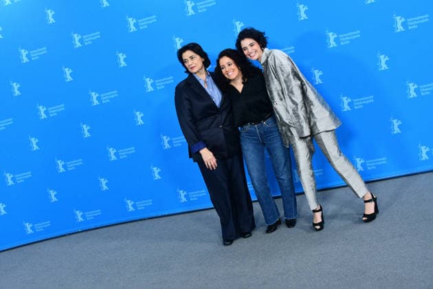 Berlinale Berlin International Film Festival Berlin Germany 76th Berlinale Berlin International Film Festival A Voix Basse photocall at the 76th Berlinale International Film Festival Hiam Abbass, Director Leyla Bouzid and Eya Bouteraa Thomas Bohlen Starface 2026 02 13 453022 2026 02 13 Berlin Germany  Copyright: xThomasxBohlenx STAR_453022_006