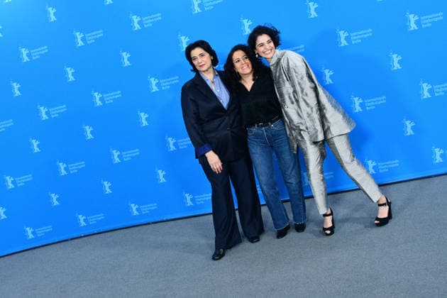 Berlinale Berlin International Film Festival Berlin Germany 76th Berlinale Berlin International Film Festival A Voix Basse photocall at the 76th Berlinale International Film Festival Hiam Abbass, Director Leyla Bouzid and Eya Bouteraa Thomas Bohlen Starface 2026 02 13 453022 2026 02 13 Berlin Germany  Copyright: xThomasxBohlenx STAR_453022_012