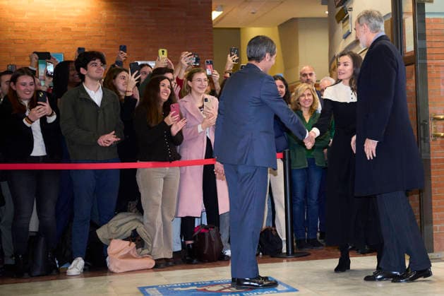 13-02-2026 Madrid Queen Letizia and King Felipe visited the exhibition In Memoriam Toas Y Valiemte 1996-2026 and attended the ceremony of the 30th anniversary of the assassination of Francisco Tomas Y Valiente by the terrorist group ETA at the Faculty of Law in Madrid. No Spain Â  Copyright: xPPEx