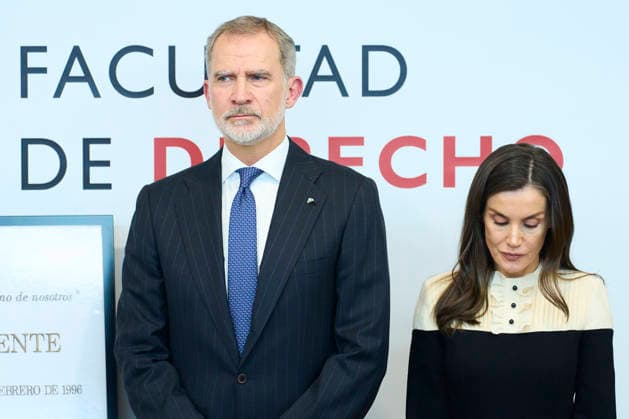 13-02-2026 Madrid Queen Letizia and King Felipe visited the exhibition In Memoriam Toas Y Valiemte 1996-2026 and attended the ceremony of the 30th anniversary of the assassination of Francisco Tomas Y Valiente by the terrorist group ETA at the Faculty of Law in Madrid. No Spain Â  Copyright: xPPEx