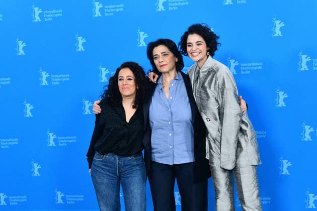 Berlinale Berlin International Film Festival Berlin Germany 76th Berlinale Berlin International Film Festival A Voix Basse photocall at the 76th Berlinale International Film Festival Hiam Abbass, Director Leyla Bouzid and Eya Bouteraa Thomas Bohlen Starface 2026 02 13 453022 2026 02 13 Berlin Germany  Copyright: xThomasxBohlenx STAR_453022_033