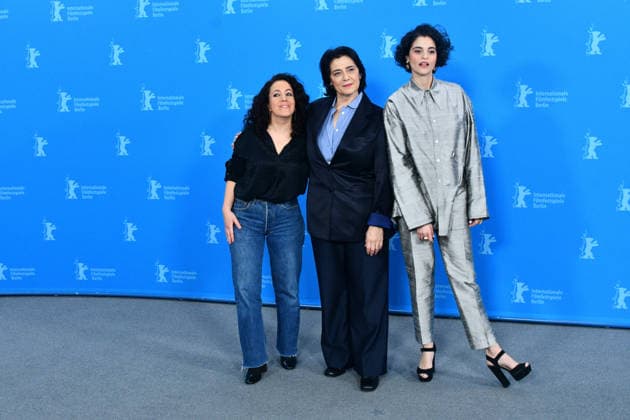 Berlinale Berlin International Film Festival Berlin Germany 76th Berlinale Berlin International Film Festival A Voix Basse photocall at the 76th Berlinale International Film Festival Hiam Abbass, Director Leyla Bouzid and Eya Bouteraa Thomas Bohlen Starface 2026 02 13 453022 2026 02 13 Berlin Germany  Copyright: xThomasxBohlenx STAR_453022_058
