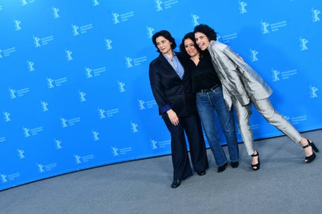 Berlinale Berlin International Film Festival Berlin Germany 76th Berlinale Berlin International Film Festival A Voix Basse photocall at the 76th Berlinale International Film Festival Hiam Abbass, Director Leyla Bouzid and Eya Bouteraa Thomas Bohlen Starface 2026 02 13 453022 2026 02 13 Berlin Germany  Copyright: xThomasxBohlenx STAR_453022_062