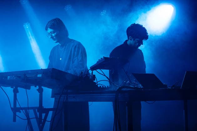 Two Lanes live in Copenhagen, Denmark Copenhagen, Denmark. 12th, February 2026. The German electronic music duo Two Lanes performs a live concert at VEGA in Copenhagen. The duo consists of the two brothers Leo and Rafael Schmid. Denmark, Copenhagen  Copyright: xGonzalesxPhoto ErlingxBrodersenx