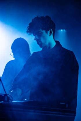 Two Lanes live in Copenhagen, Denmark Copenhagen, Denmark. 12th, February 2026. The German electronic music duo Two Lanes performs a live concert at VEGA in Copenhagen. The duo consists of the two brothers Leo and Rafael Schmid. Denmark, Copenhagen  Copyright: xGonzalesxPhoto ErlingxBrodersenx