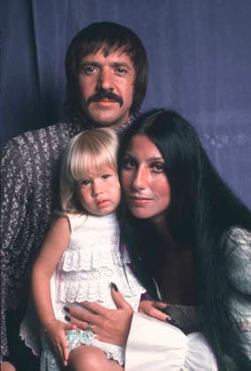 RECORD DATE NOT STATED Cher with daughter Chastity and husband Sonny Bono Circa 1973 **H.L. EDITORIAL USE ONLY  Copyright: x