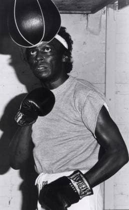 Portraits of Jazz Greats Aug 05, 1974; Boston, MA, USA; Jazz trumpet player and music legend MILES DAVIS at a North End gym. Davis was one of the original masters of free flowing Jazz and an accomplished painter as well. Born in Alton, Illinois May 26, 1926 and died September 28, 1991. Boston MA USA Copyright: xLouxJonesx