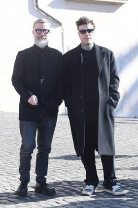 Sanremo Italian Song Festival singers are welcomed at Quirinale Palace Rome, Italy Marco Masini;Fedez Sanremo Italian Song Festival singers are welcomed at Quirinale Palace Rome, Italy 13th February 2026 SGPItalia id 134490 Not Exclusive  Copyright: xx
