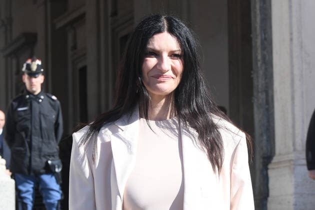Sanremo Italian Song Festival singers are welcomed at Quirinale Palace Rome, Italy Laura Pausini Sanremo Italian Song Festival singers are welcomed at Quirinale Palace Rome, Italy 13th February 2026 SGPItalia id 134490 Not Exclusive  Copyright: xx