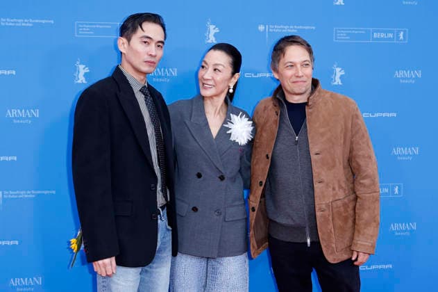 Han Chong, Michelle Yeoh und Sean Baker beim Screening der Kinofilme Sandiwara und Everything Everywhere All at Once auf der Berlinale 2026 76. Internationale Filmfestspiele Berlin im Zoo Palast. Berlin, 13.02.2026