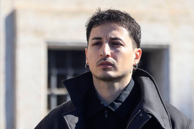 February 13, 2026, Rome, Rome, ITALY: February 13, 2026, Rome. The artists of the 66th Sanremo Festival at the Quirinale Palace to meet the President of the Republic. Pictured: Nayt. Rome ITALY  - ZUMAa289 20260213_zia_a289_047 Copyright: xRichardxDexLucax