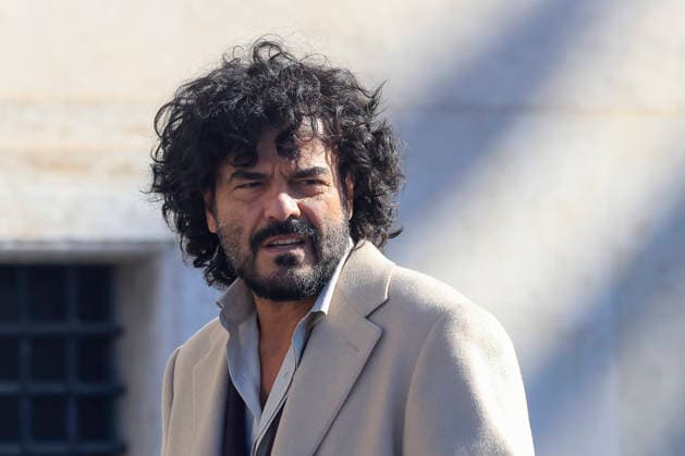 February 13, 2026, Rome, Rome, ITALY: February 13, 2026, Rome. The artists of the 66th Sanremo Festival at the Quirinale Palace to meet the President of the Republic. Pictured is Francesco Renga. Rome ITALY  - ZUMAa289 20260213_zia_a289_052 Copyright: xRichardxDexLucax