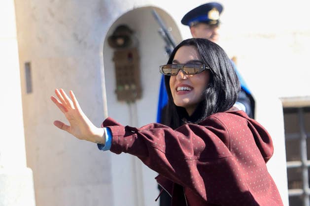 February 13, 2026, Rome, Rome, ITALY: February 13, 2026, Rome. The artists of the 66th Sanremo Festival at the Quirinale Palace to meet the President of the Republic. Pictured: Levante. Rome ITALY  - ZUMAa289 20260213_zia_a289_059 Copyright: xRichardxDexLucax