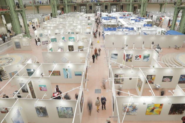 Art Capital 2026 at Grand Palais in Paris PARIS, FRANCE - FEBRUARY 13: Visitors attend Art Capital 2026 at the Grand Palais on February 13, 2026, in Paris, France. The annual art event brings together more than 3,000 artists from France and abroad, showcasing painting, sculpture, photography and other contemporary works. Mohamad Salaheldin Abdelg Alsayed Anadolu Paris France. Editorial use only. Please get in touch for any other usage.  Copyright: x2026xAnadoluxMohamadxSalaheldinxAbdelgxAlsayedx